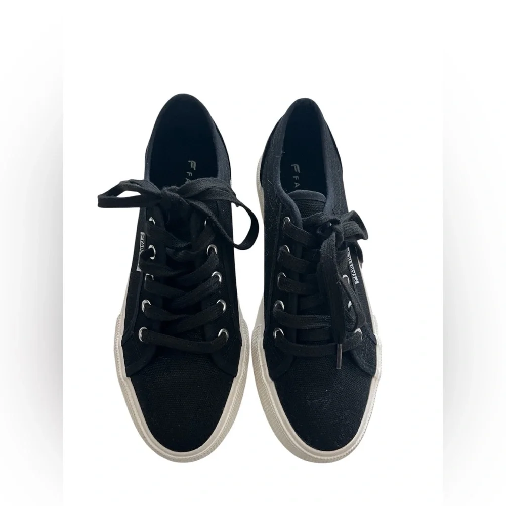 Fabletics First Timer Black Platform Sneaker - Size 8.5